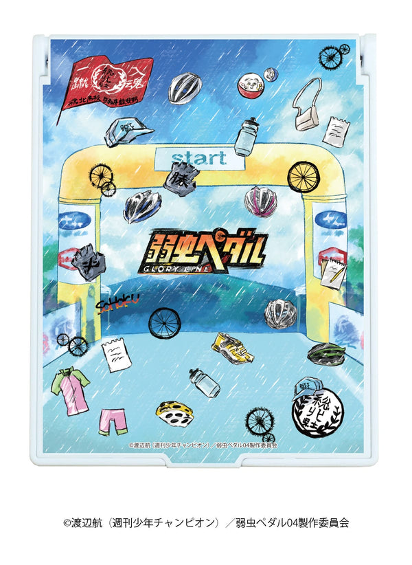 『弱虫ペダル GLORY LINE』デカキャラミラー 01 / ちりばめデザイン (総北ver.)(グラフアート)